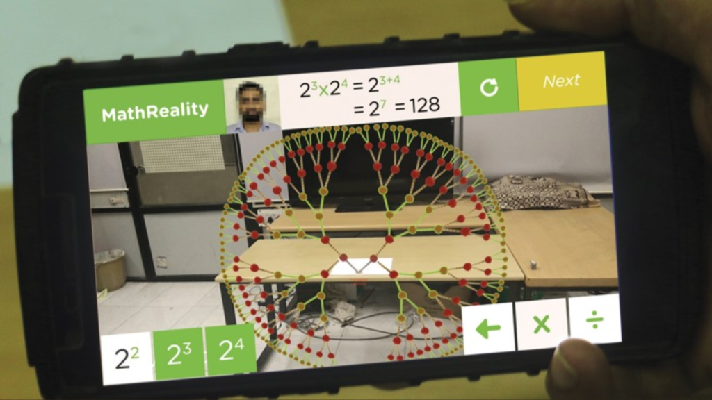 MathReality app with AR icecream sticks